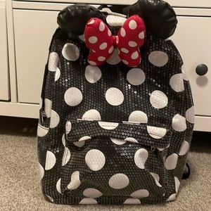 Disney parks Minnie Mouse backpack! Sequin backpack